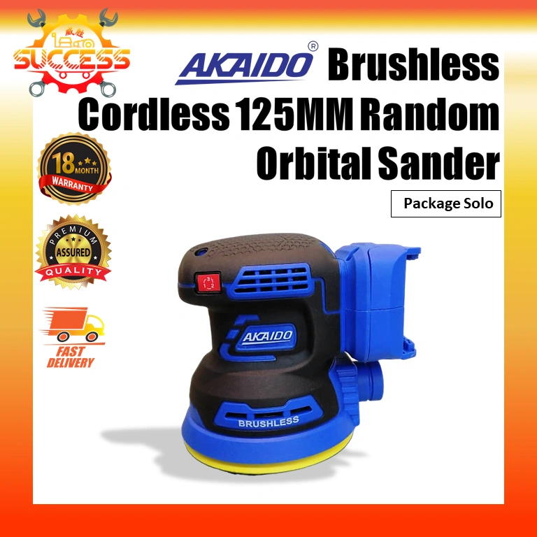 AKDC702BL_Solo Akaido AKDC702BL Cordless Orbital Sander