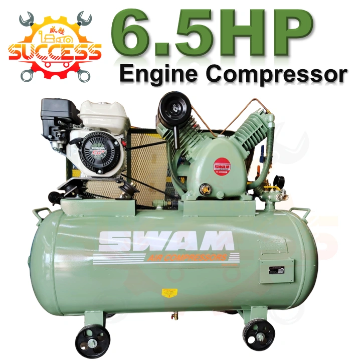 1 Swam 6.5HP Portable Engine Air Compressor 250L Tank JKKP Certified