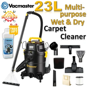 VACMASTER VK1323PFR 23L 1300W Multi-Purpose Wet & Dry Carpet Cleaner