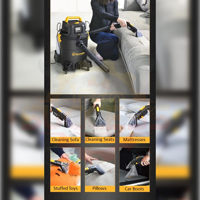 VACMASTER VK1323PFR 23L 1300W Multi-Purpose Wet & Dry Carpet Cleaner VACMASTER VK1323PFR 23L 1300W Multi-Purpose Wet & Dry Carpet Cleaner